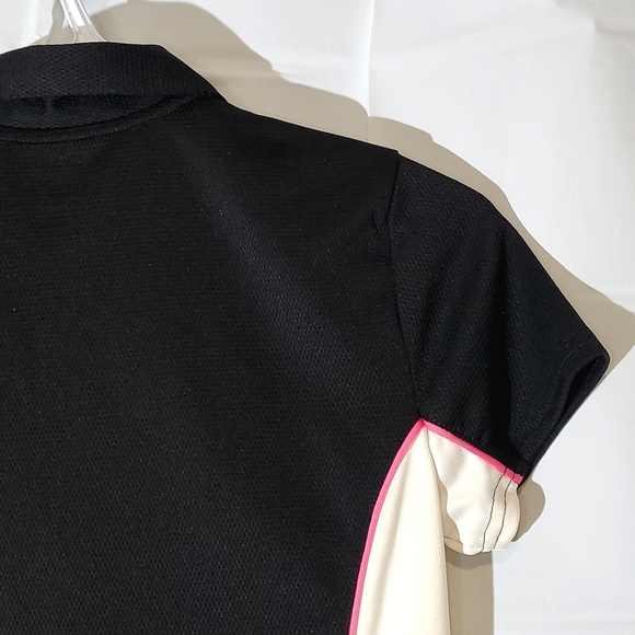 IZOD Golf Cool FX Women's Polo/T-Shirt Black & White, Size XSmall - Picture 11 of 15